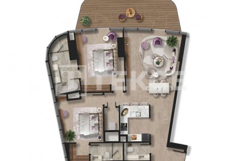 Byt v Al Marjan Island, Ras Al Khaimah, SAE 3 ložnice, 184 m² Č.: 599987 - fotografie 24
