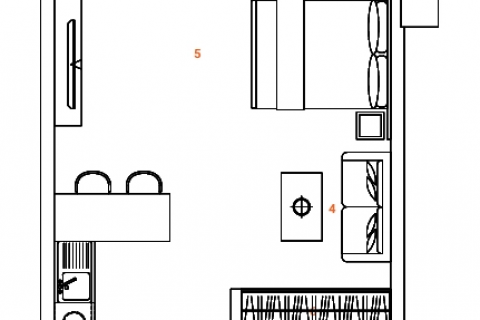 Byt v Dubai, SAE 1 pokoj, 48 m² Č.: 599706 - fotografie 10