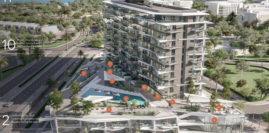 Huoneisto Mina Al Arab, Ras Al Khaimah, Arabiemiraatit 1 makuuhuone, 72 m2 № 656707