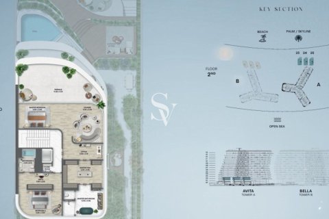 Müüa korter asukohaga Palm Jumeirah, Dubai, AÜE: 6 magamistoaga, 1151 m² Nr 702877 - pilt 14