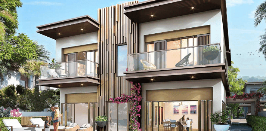 阿联酋 Dubai Damac Lagoons 联排别墅  5 卧, 219 平方米 , 编号 690621