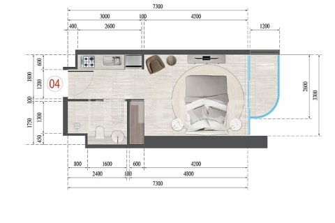 Byt v Jumeirah Village Triangle, Dubai, SAE 2 ložnice, 115 m² Č.: 554954 - fotografie 10