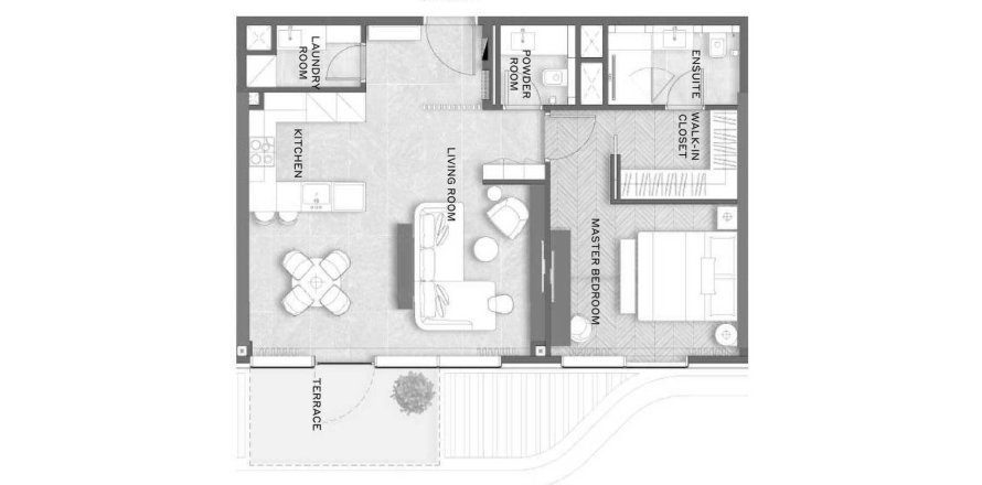 Byt v Avida Residences v Dubai, SAE 2 ložnice, 76 m² Č.: 646147