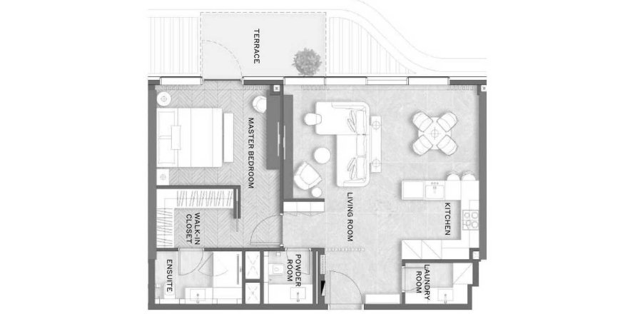 Byt v Avida Residences v Dubai, SAE 2 ložnice, 76 m² Č.: 646149