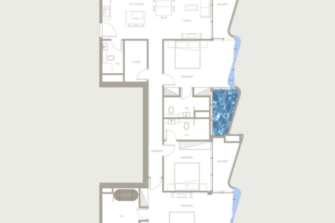 דירה למכירה ב Dubai, איחוד האמירויות  1 חדר שינה, 75 מ"ר, מספר 690074 - תמונה 8