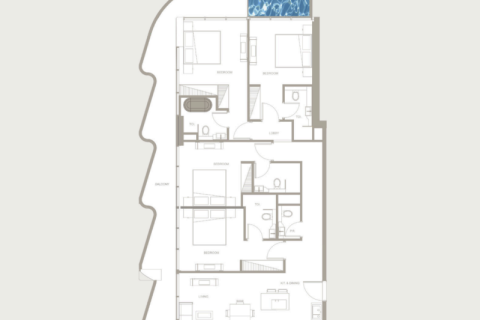 דירה למכירה ב Dubai, איחוד האמירויות  1 חדר שינה, 75 מ"ר, מספר 690074 - תמונה 9