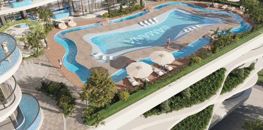 Apartmen di Majan, Dubai, UAE 1 bilik tidur, 67.9 meter persegi № 753247