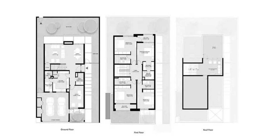 Villa Masaar 3 Sedra Sharjahjā, AAE 4 istabas, 349.78 m2 Nr. 713842