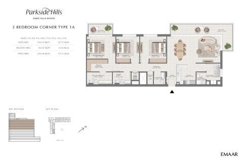Apartmen di Dubai Hills Estate, UAE 2 bilik tidur, 106 meter persegi № 704670 - foto 9