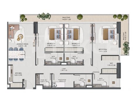 Apartment in Jumeirah Village Circle, Dubai, UAE 1 room, 35 sq.m. № 619509 - photo 18