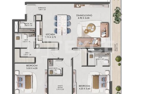 Apartment in Jumeirah Village Circle, Dubai, UAE 1 room, 35 sq.m. № 619509 - photo 17