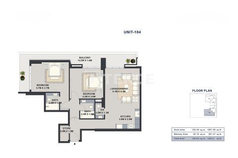 Müüa korter asukohaga Jumeirah Village Circle, Dubai, AÜE: 1 magamistoaga, 55 m² Nr 730803 - pilt 26