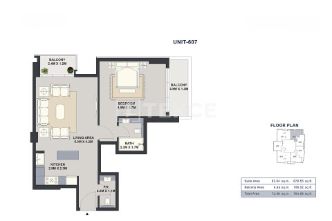 Müüa korter asukohaga Jumeirah Village Circle, Dubai, AÜE: 1 magamistoaga, 55 m² Nr 730803 - pilt 25