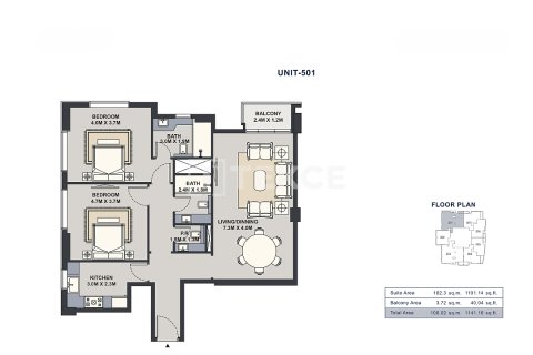 Müüa korter asukohaga Jumeirah Village Circle, Dubai, AÜE: 1 magamistoaga, 55 m² Nr 730803 - pilt 27