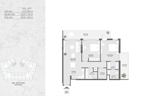 Wohnung zum Verkauf in Al Warsan, Dubai, VAE 1 Schlafzimmer, 64 m2 Nr. 730805 - Foto 26