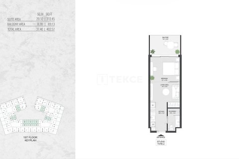 Wohnung zum Verkauf in Al Warsan, Dubai, VAE 1 Schlafzimmer, 64 m2 Nr. 730805 - Foto 22