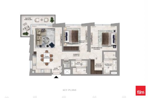 Apartman u gradu Dubai Hills Estate, UAE 2 spavaće sobe, 105.7 m2 Br. 696904 - Slika 11