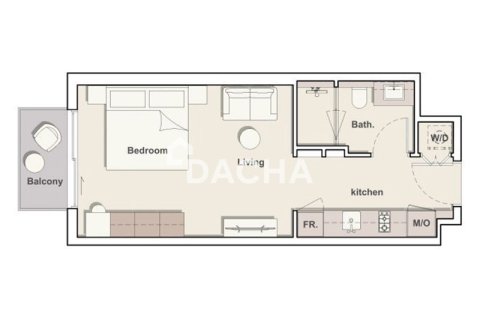 Купить квартиру в Dubai South (Dubai World Central), Дубай, ОАЭ 1 комната, 40м2, № 766080 - фото 11