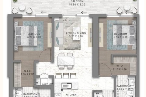 Apartman u Maritime City, Dubai, UAE 1 spavaća soba, 75 m2 Br. 704465 - fotografija 28