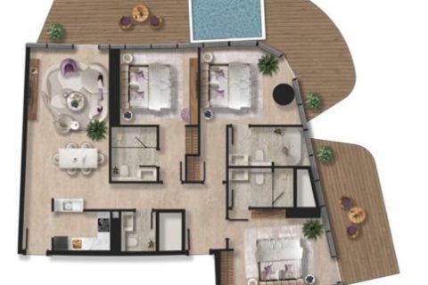 Lägenhet till försäljning i Al Marjan Island, Ras Al Khaimah, UAE 1 rum, 54 kvm Nr. 704460 - fotografi 29