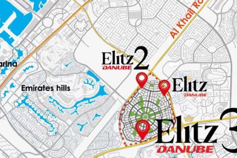 Apartman u Jumeirah Village Circle, Dubai, UAE 1 spavaća soba, 36 m2 Br. 729001 - fotografija 5