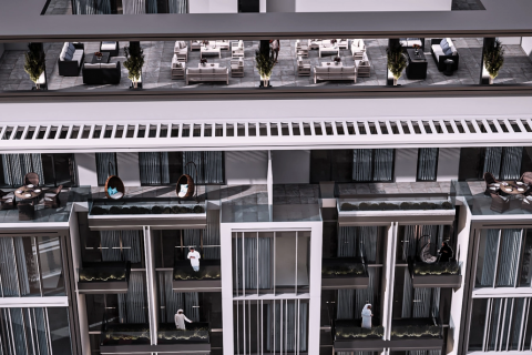 Byt v Dubai, SAE 1 ložnice, 62 m² Č.: 611548 - fotografie 8
