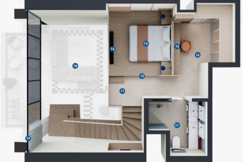 Wohnung zum Verkauf in Dubai Marina, Dubai, VAE 1 Schlafzimmer, 101.73  m2 Nr. 578254 - Foto 3