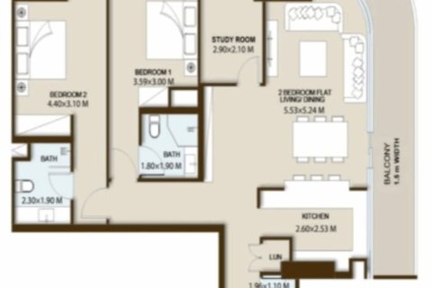 Пәтер Al Furjan, Дубай, БАӘ-да 2 жатын бөлмелер, 145.5 м² № 693235 - фото 10