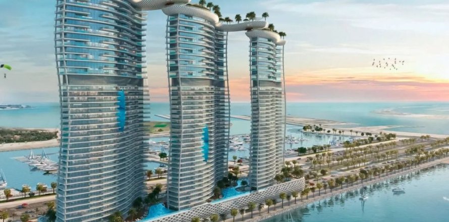 Dubai Harbour、Dubai、UAEにあるマンション 1ベッドルーム、77.3 m2 No701475