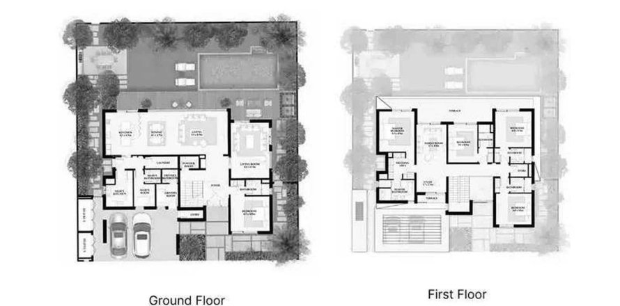 Vila v Kayan Villas 2 v Ghantoot, Abu Dhabi, SAE 5 spální, 411.47 m2 č. 740290