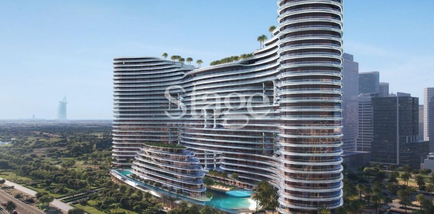 Квартира в Binghatti Aquarise в Бизнес-Бэй, Дубай, ОАЭ 1 спальня, 73м2 № 740686