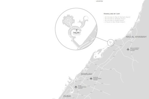 Lägenhet till försäljning i Al Marjan Island, Ras Al Khaimah, UAE 2 sovrum, 146 kvm Nr. 656695 - fotografi 9