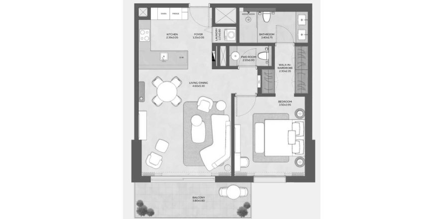 Квартира в Expo Valley Views - Ghadeer в Дубай, ОАЕ 82.6м2 № 691944