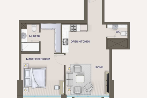 Apartment in Nexara Tower by 7th Key in Jumeirah Village Circle, Dubai, UAE 1 bedroom, 61 sq.m. № 728580 - photo 16