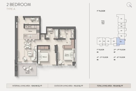 Apartment in HILLMONT RESIDENCES in Jumeirah Village Circle, Dubai, UAE 1 room, 42 sq.m. № 728582 - photo 13