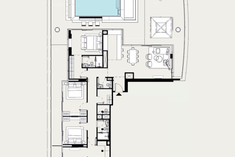 Lägenhet till försäljning i Al Jaddaf, Dubai, UAE 1 rum, 31 kvm Nr. 728583 - fotografi 15