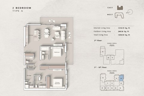 Al Jaddaf, Dubai, UAE의 판매용 아파트 40제곱미터 번호 728581 - 사진 18