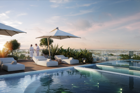 Lägenhet till försäljning i Al Jaddaf, Dubai, UAE 2 sovrum, 71.3 kvm Nr. 691265 - fotografi 7