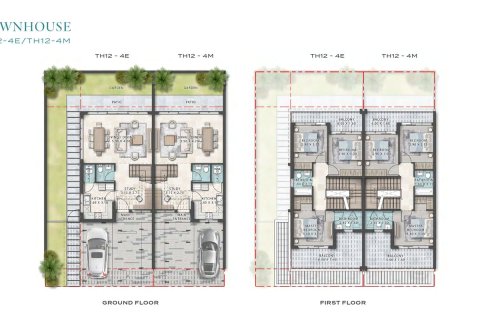 Rijtjeshuis te koop in Dubai, VAE 4 slaapkamers, 171.1 vr.m., nr 693092 - foto 6