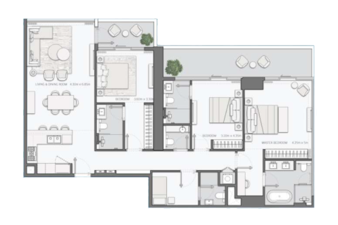 Ras Al Khor, Dubai, संयुक्त अरब अमीरात में अपार्टमेंट, 1 बेडरूम, संख्या 689730 - फ़ोटो 8