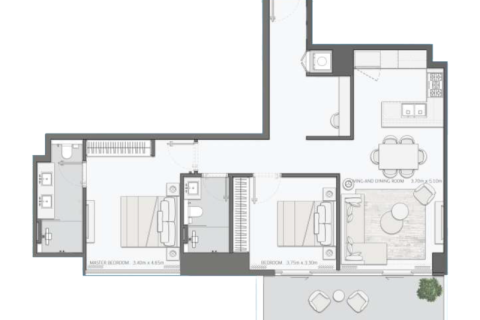 Ras Al Khor, Dubai, संयुक्त अरब अमीरात में अपार्टमेंट, 1 बेडरूम, संख्या 689730 - फ़ोटो 7