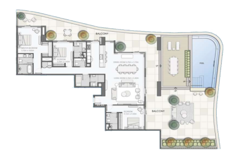 Ras Al Khor, Dubai, संयुक्त अरब अमीरात में अपार्टमेंट, 1 बेडरूम, संख्या 689730 - फ़ोटो 9