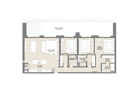 Jumeirah, Dubai, संयुक्त अरब अमीरात में अपार्टमेंट, 1 बेडरूम, 74 वर्ग मीटर, संख्या 689773 - फ़ोटो 10