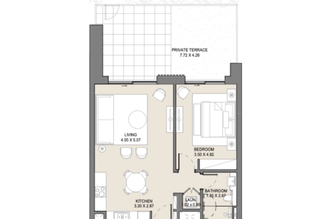 Jumeirah, Dubai, संयुक्त अरब अमीरात में अपार्टमेंट, 1 बेडरूम, 74 वर्ग मीटर, संख्या 689773 - फ़ोटो 8