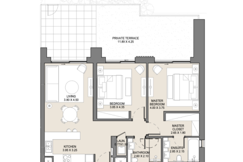 Jumeirah, Dubai, संयुक्त अरब अमीरात में अपार्टमेंट, 1 बेडरूम, 74 वर्ग मीटर, संख्या 689773 - फ़ोटो 9