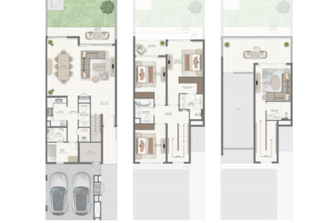 Dubai South (Dubai World Central), Dubai, संयुक्त अरब अमीरात में टाउनहाउस, 3 बेडरूम, 287 वर्ग मीटर, संख्या 689772 - फ़ोटो 4