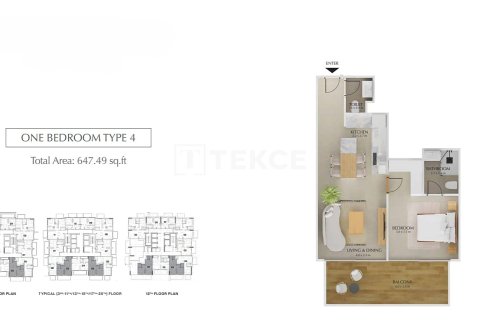 Apartament de vânzare în Jumeirah Village Triangle, Dubai, EAU 2 dormitoare, 96 mp.  №722015 - poză 19