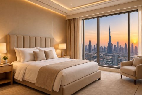 Byt v Dubai, SAE 1 ložnice, 74 m² Č.: 766123 - fotografie 4