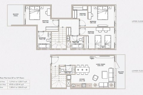 Купить квартиру на Остров Яс, Абу-Даби, ОАЭ 4 комнаты, 147м2, № 701823 - фото 19