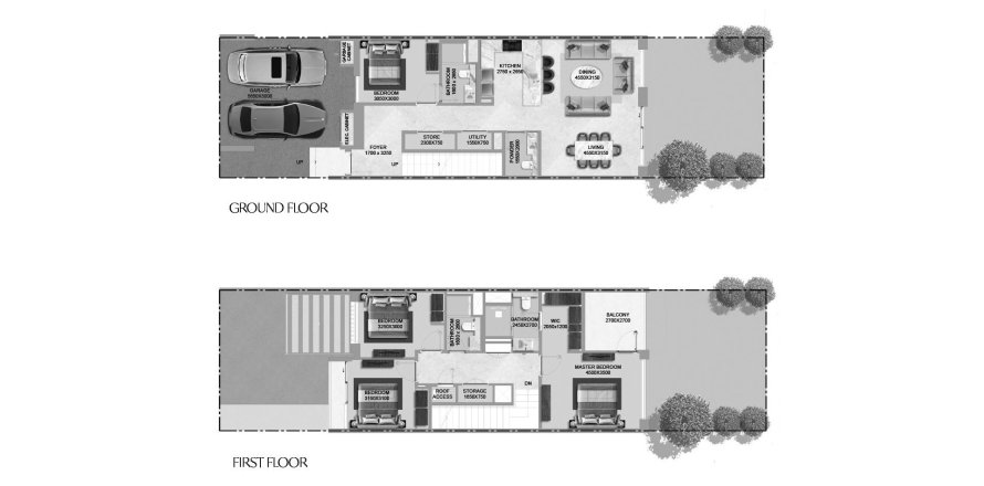 Huvila Sobha Sanctuary - The Greens Dubai, Arabiemiraatit 4 makuuhuonetta, 234 m2 № 691911